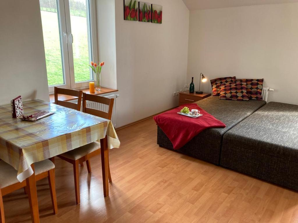דירות Karlovice  Horsky Apartman V Karlovicich מראה חיצוני תמונה